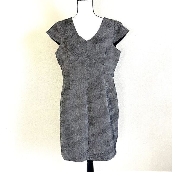 Suzy Shier Gray Sheach Dress - Picture 1 of 7